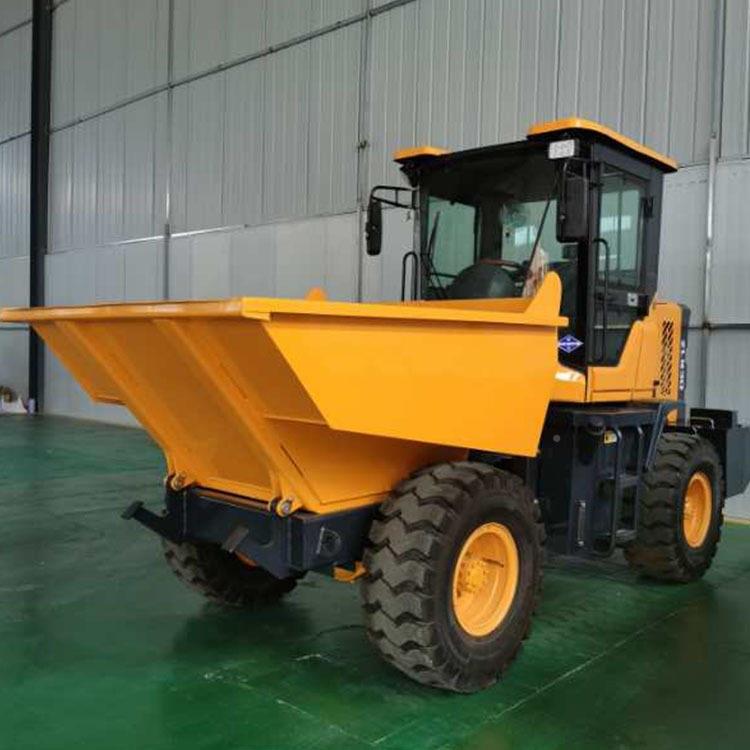 程煤翻斗斗580车四驱前翻车筑工地置工矿运输建四轮车
