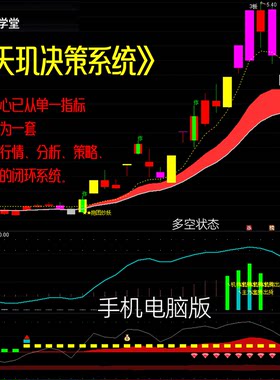 天玑决策系列 通达信指标公式短中期趋势解读主力资金洗盘上班族
