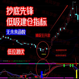 【抄底先锋】趋势波段指标抄底神器 通达信指标公式 低位抢筹
