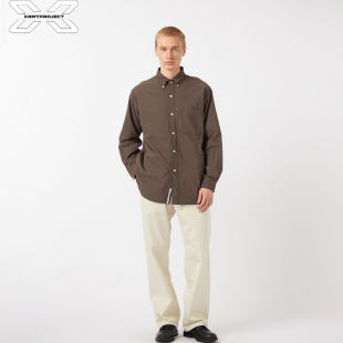 新款 商务休闲通勤口袋长袖 男士 衬衫 男 长袖 XRMT2025春季