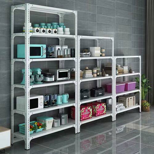 货架置物架落地多层仓库家用仓储角钢收纳铁架子超市展示架储物架