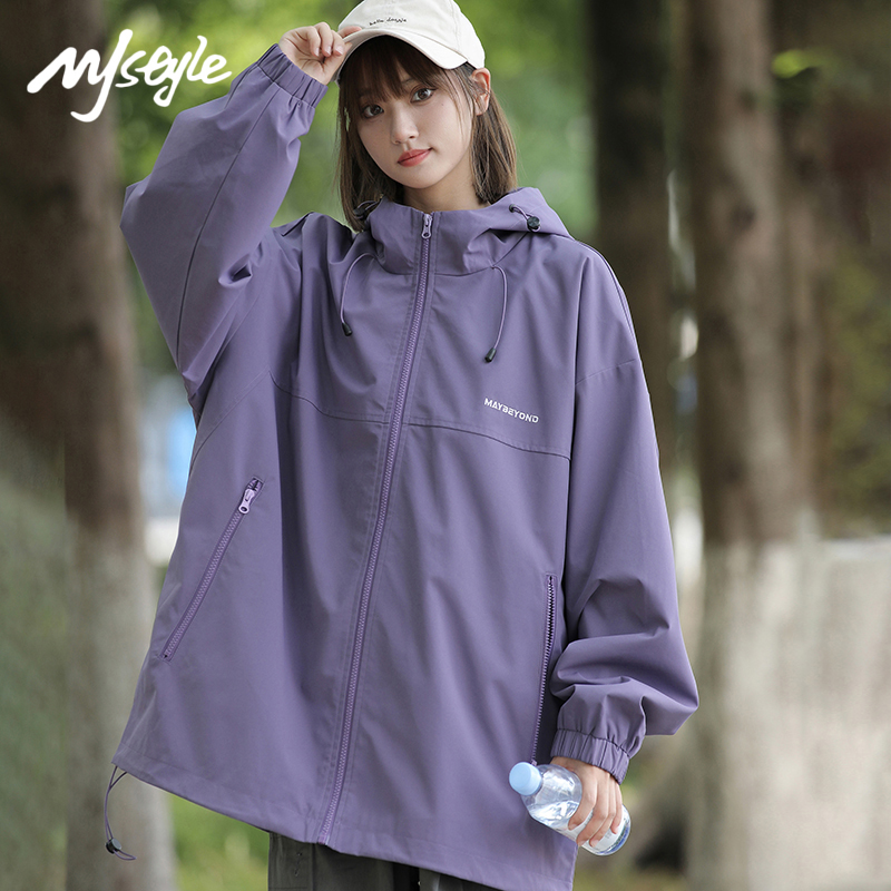 MJSTYLE休闲常规冲锋衣款式外套