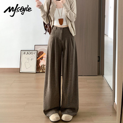 MJSTYLE百搭西装阔腿裤女2025秋