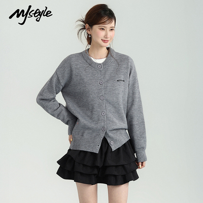 MJSTYLE韩系学院风开衫外套女