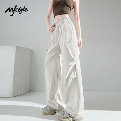 MJSTYLE速干工装裤女2025夏季
