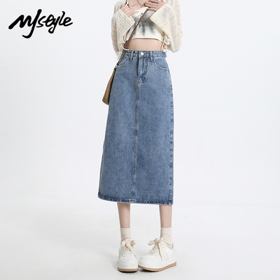 MJSTYLE美式工装裙休闲牛仔裙