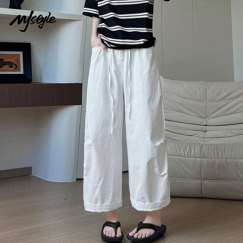 MJSTYLE运动宽松直筒裤女2025
