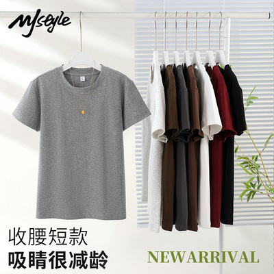MJSTYLE美式t恤短袖女2025新款