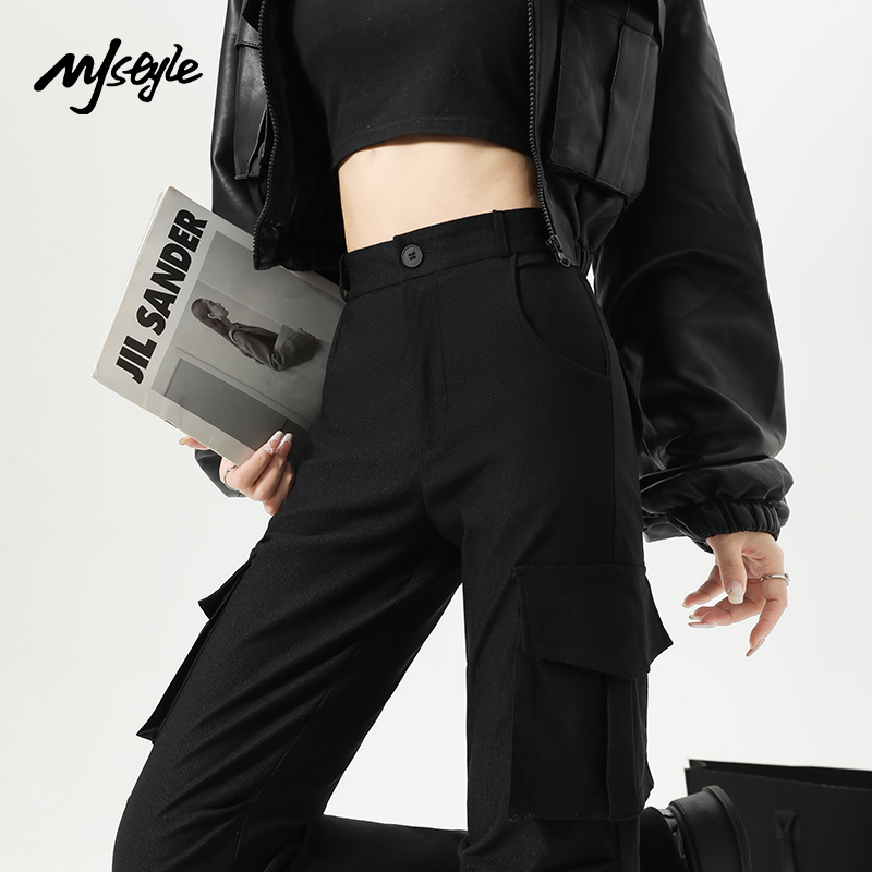 MJSTYLE喇叭工装裤女2025