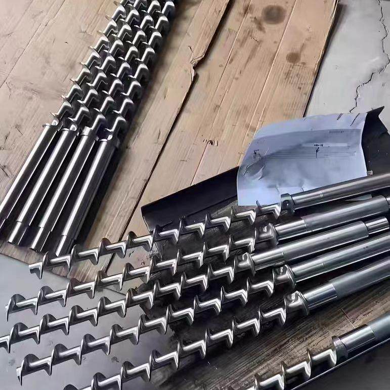 小型挤出机炮筒螺杆不锈钢送料螺杆拉丝输送色母机3D打印螺杆料筒