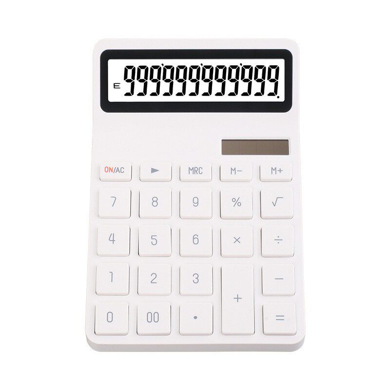 BAIPIA 计算器12位财务会计便携式静音计算机办公用品 2256