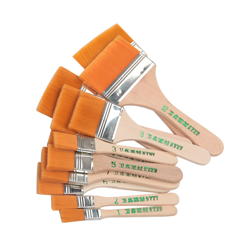 12件套画笔板刷尼龙毛