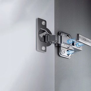 悍高快装式无力铰链阻尼缓冲橱柜衣柜静音耐用无弹簧铰链静音缓冲