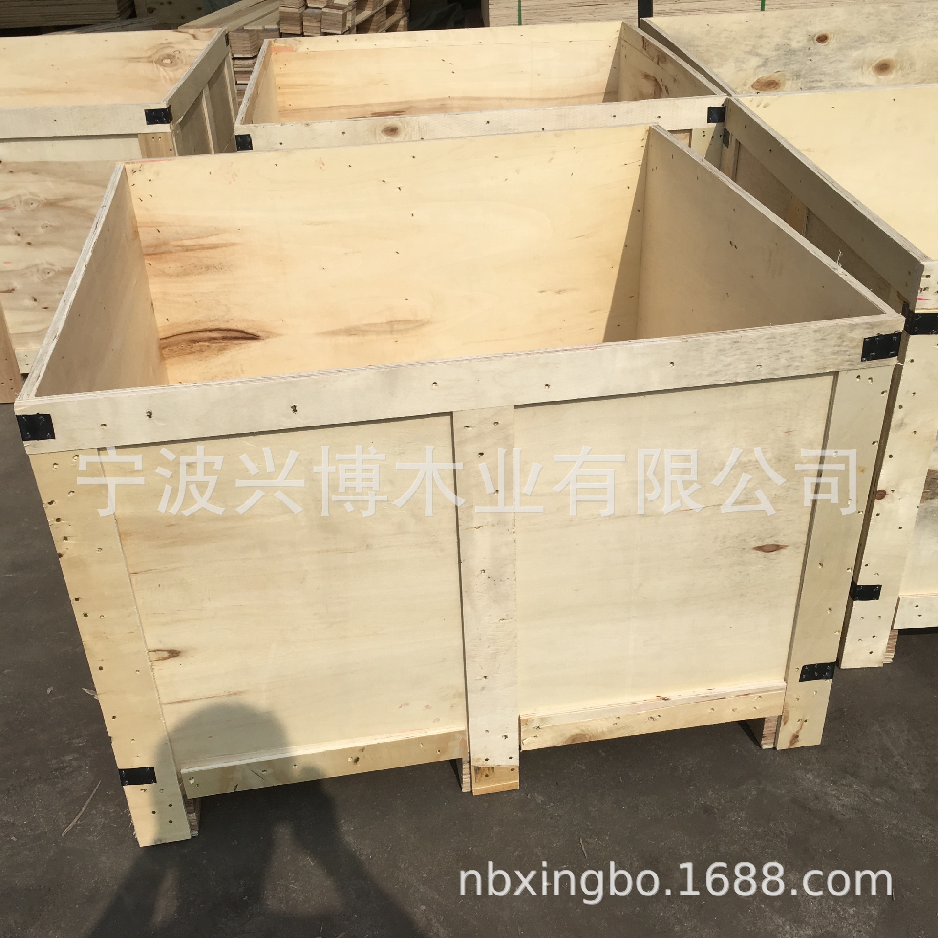 供应大型胶合板耐用木箱 多功能普通木箱 胶合板机械包装箱