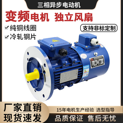 YVP/YVF2三相异步电动机0.37/0.75/1.5/2.2/3KW380V电机节能变频