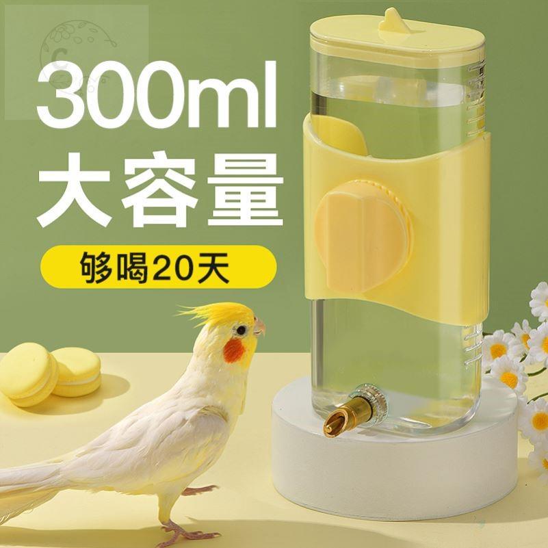鸟用饮水器喝水鹦鹉喂水器撞针自动大号水壶玄凤龙猫喂鸟器用品具