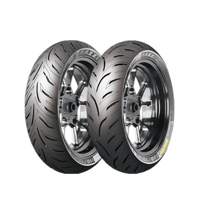 玛吉斯S98ST半热熔全天候真空防爆改装电动车踏板轮胎90/100/-10