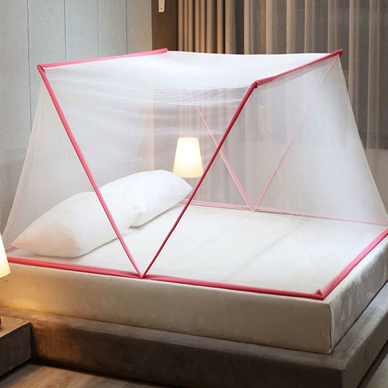 折叠蚊帐家用免安装2023年新款学生宿舍简易防蚊地铺文帐单人床