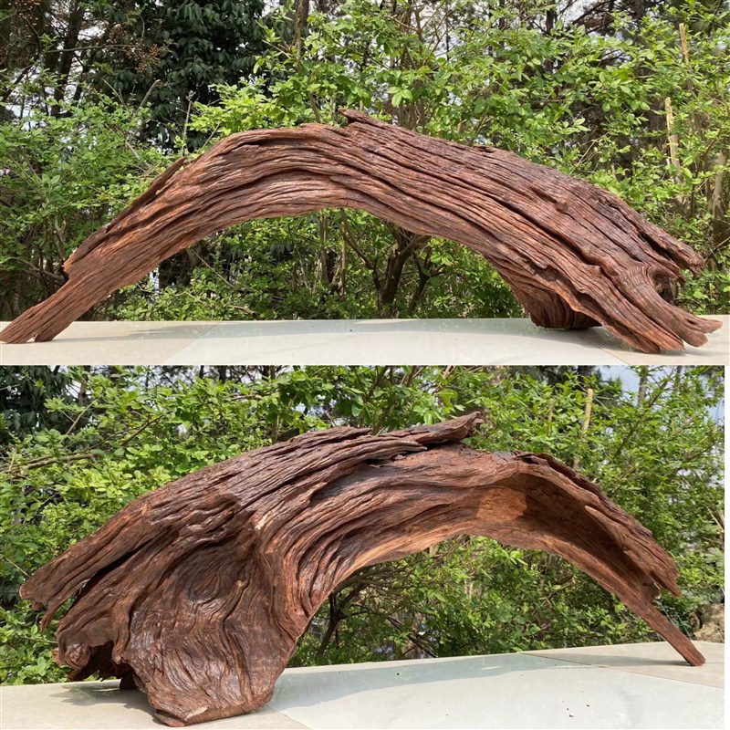 140cm-159cm精选级水草造景枝条树桩龟晒台紫柚木树洞大号拱桥
