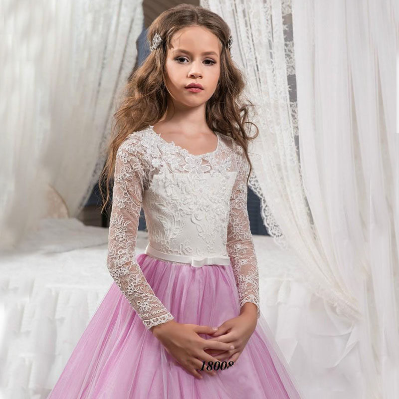 花童礼服婚纱蓬蓬裙儿童长袖公主裙女童生日钢琴小主持人拖尾欧美,童装/婴儿装/亲子装,儿童礼服,淘宝优惠券,粉丝福利购,淘宝优惠卷