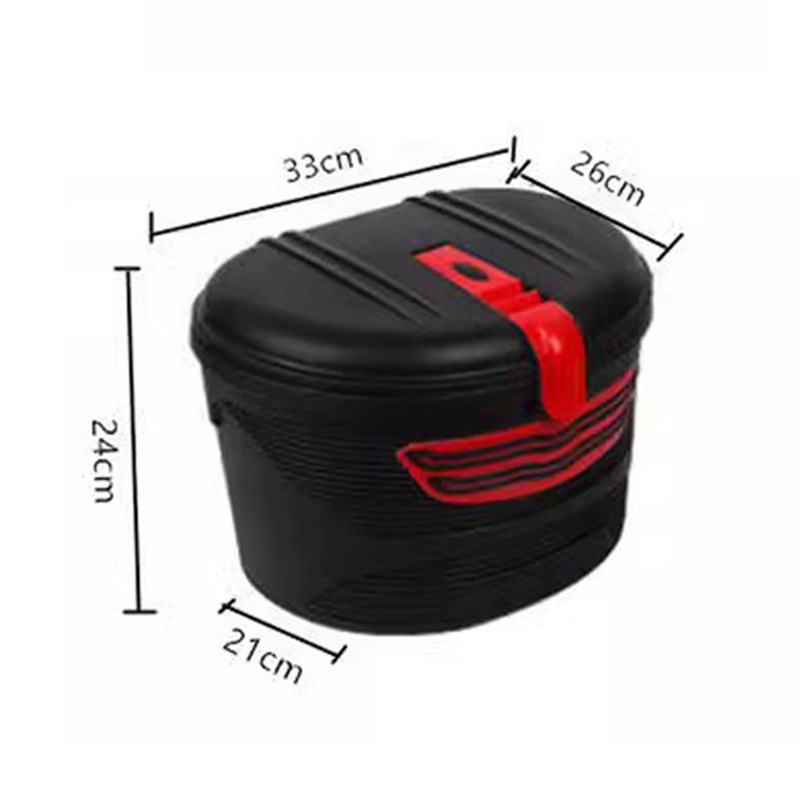 电动车筐大号加粗带盖封闭防水防雨电车篮菜篮子带锁通用前置篓