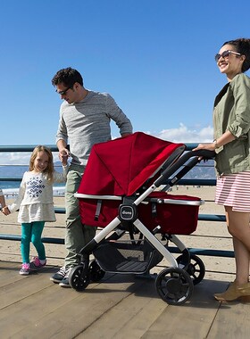 diono婴儿车可坐可躺高景观0-3岁双向推车多功能减震大推车量子号