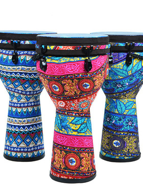 鼓动人生手鼓非洲鼓幼儿园8寸10寸云南儿童初学成人入门免调音鼓