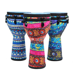 鼓动人生手鼓非洲鼓幼儿园8寸10寸云南儿童初学成人入门免调音鼓