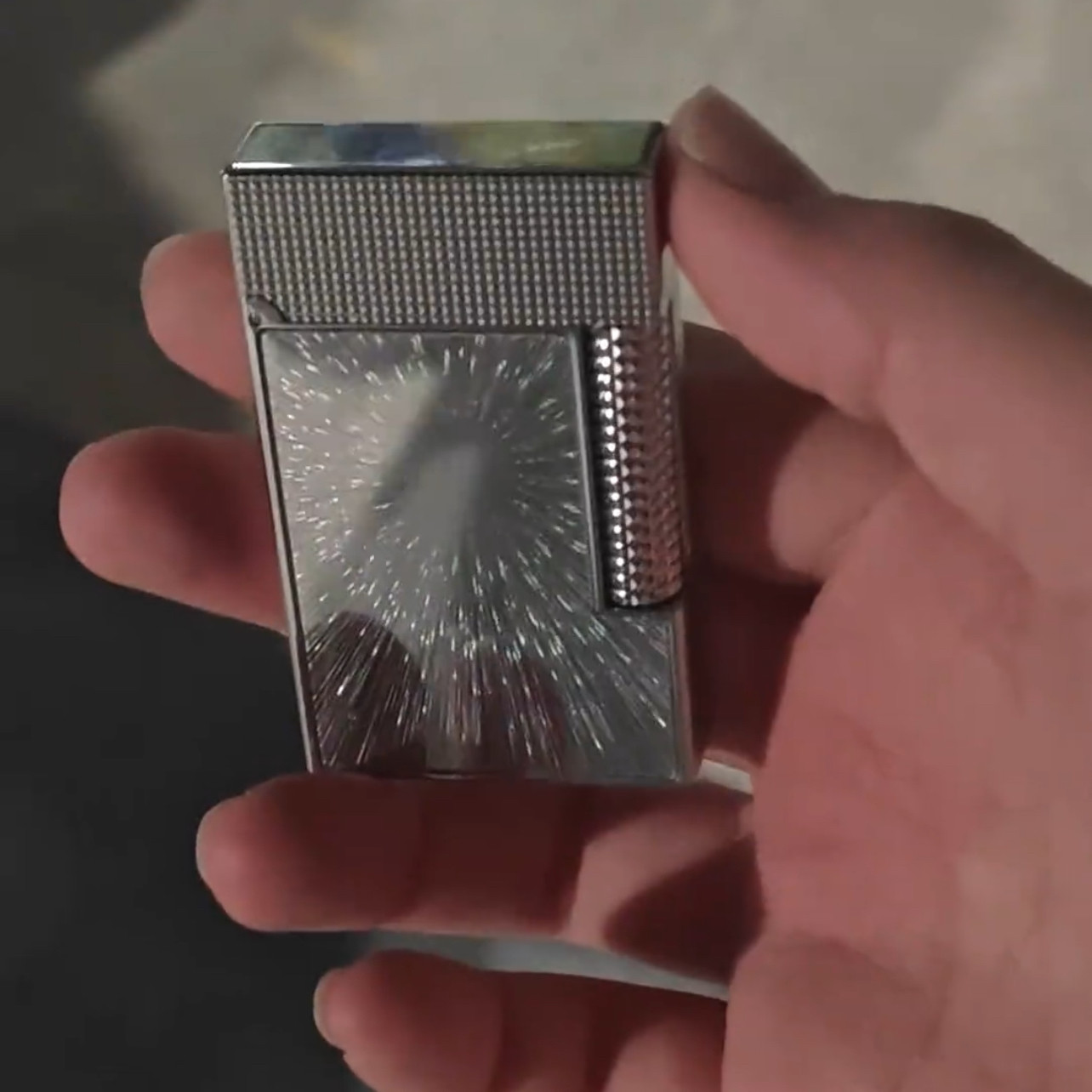 电影同款全铜朗声侧滑砂轮式情人节充气火机高端送男友礼物新款