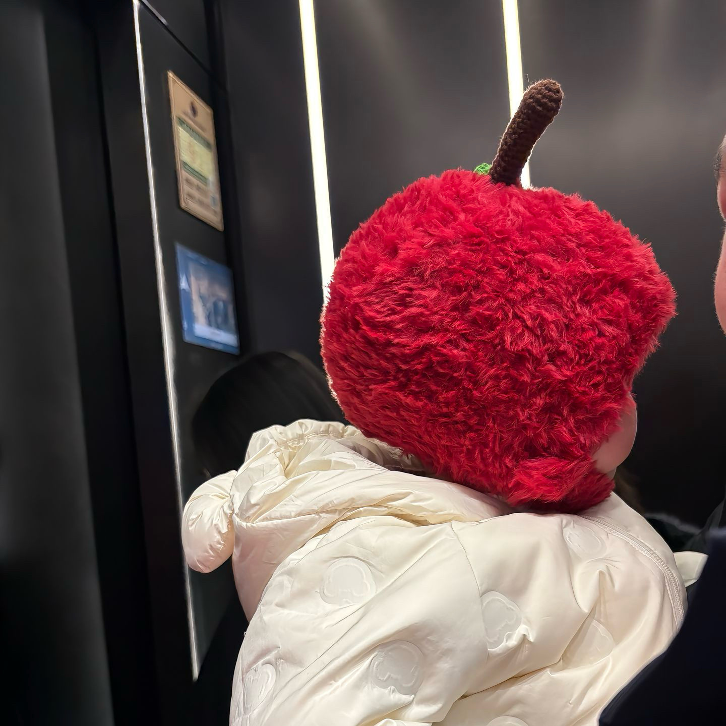 毛茸茸保暖苹果帽子毛线钩针手工新款2025可爱儿童卡通手工钩织