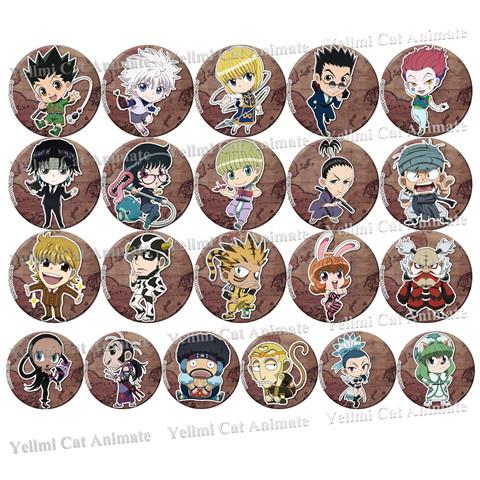 全职猎人吧唧HUNTER奇犽西索库洛洛十二支动漫Q版徽章胸章现货E