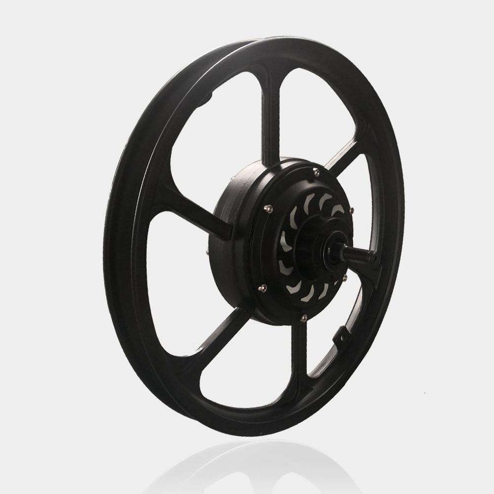 无刷无齿电机轮毂电机16寸碟刹电机电动车电机一体轮代驾电机