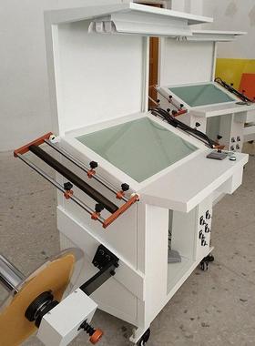 现货供应斜面型标签品检机不干胶商标品质检测台收卷复卷机检标机