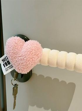 ins风爱心款门把手保护套儿童卧室门防静电防撞宝宝房门装饰护套