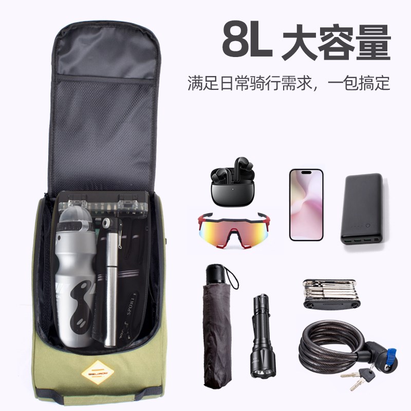 公路自行车驮包后货架包山地单车尾包收纳驼包代驾后座包骑行装备