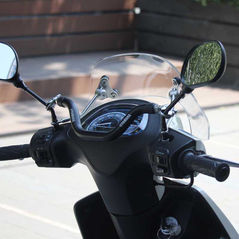 适用于巧格125改装挡风玻璃 风挡老款巧格i125前风挡板