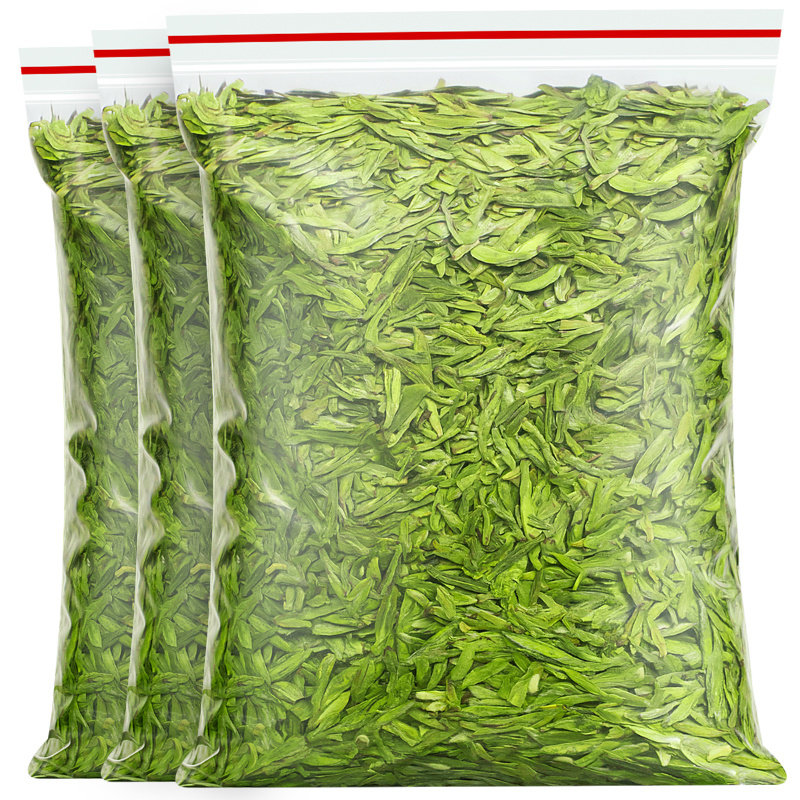 茶叶龙井茶绿茶 新茶明前浓香型春茶钱塘产区散装500g