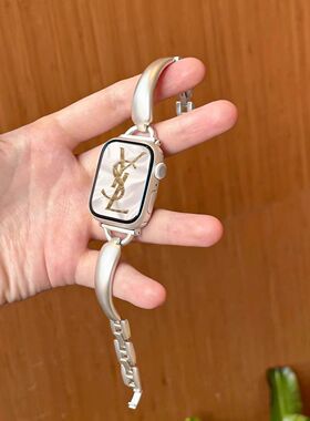 手镯金属不锈钢oppowatch3/X/2/4pro手表带1女se高级腕带新款适用