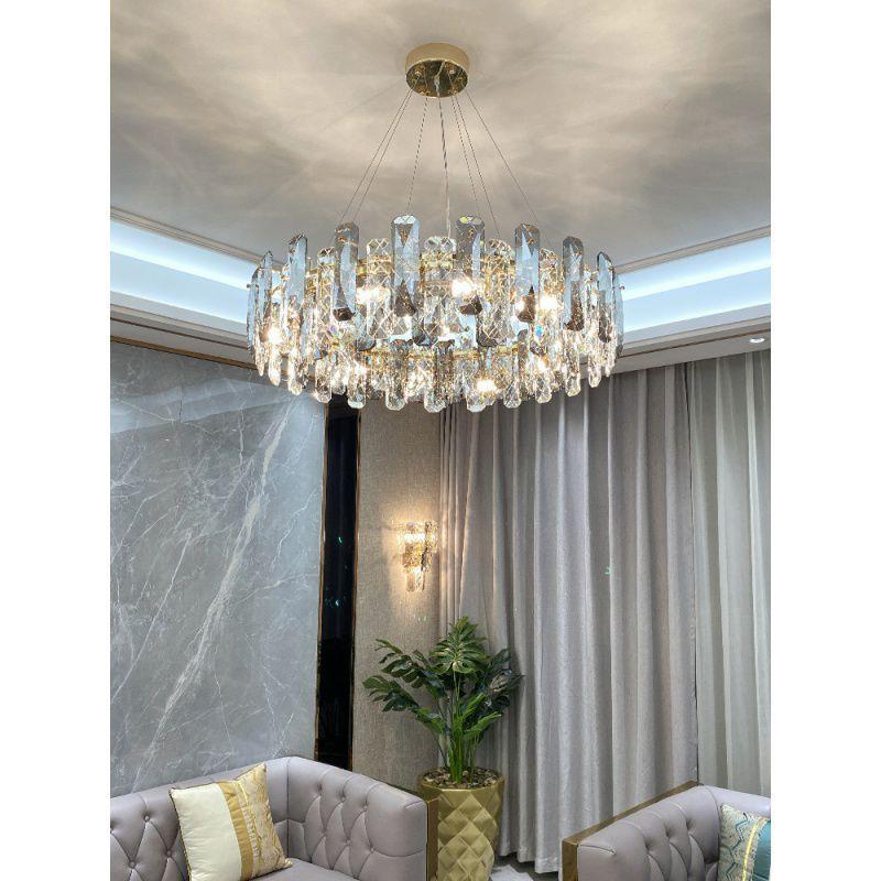 后现代轻奢吊灯水晶吊灯客厅灯简约大气餐厅灯高档卧室2025新款灯