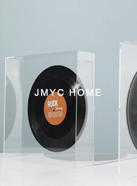 复古创意设计师款黑胶唱片音乐饰品客厅电视柜样板间桌面艺术摆件