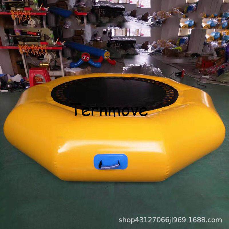 充气水上蹦蹦床弹跳床儿童海洋球池玩具圆形大型移动水上乐园设备