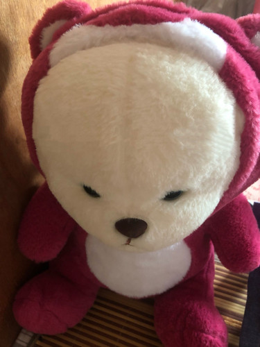 新款2025玫红色草莓公仔少女心玩具抱枕送生日礼物毛绒玩偶可变身