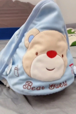 抱被春秋款冬季加厚款被子宝宝可拆卸新生儿包被a类纯棉初生婴儿
