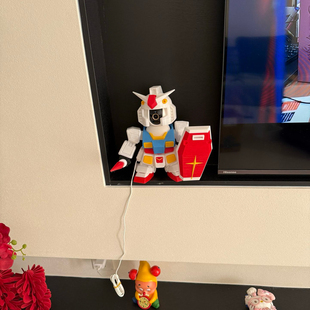 新款2026可爱酷炫3D打印机甲风扎古送礼物摄像头高达外壳家居摆件