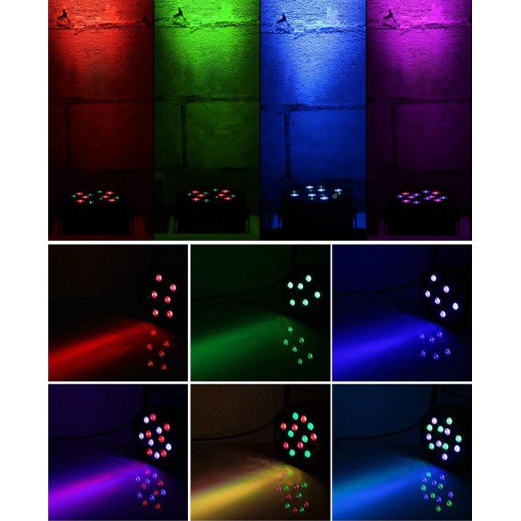 带遥控18颗ED帕灯GZSM2019舞台灯变光KV闪L光灯酒吧包房七彩色TLE