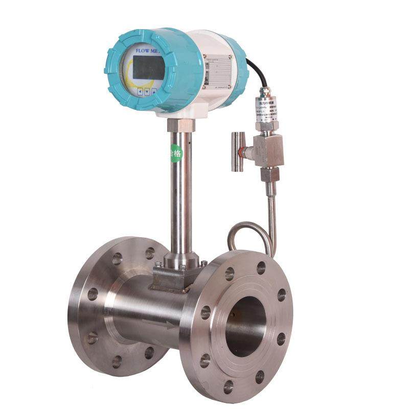 涡街流量计多功流能标配RS带85蒸汽4流量计法NHF兰一体式量计气体