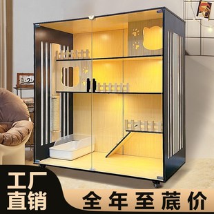 猫别墅猫笼猫柜木质猫别墅猫窝猫屋猫咪大房子二三层猫城堡宠物柜