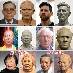 定制铜像真人肖像雕塑铸铜人物半身像父母古代玻璃钢校园伟人雕像