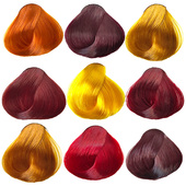 2020流行色天然植物染发剂纯彩色脏橘酒红色盖白发染发膏自己染发