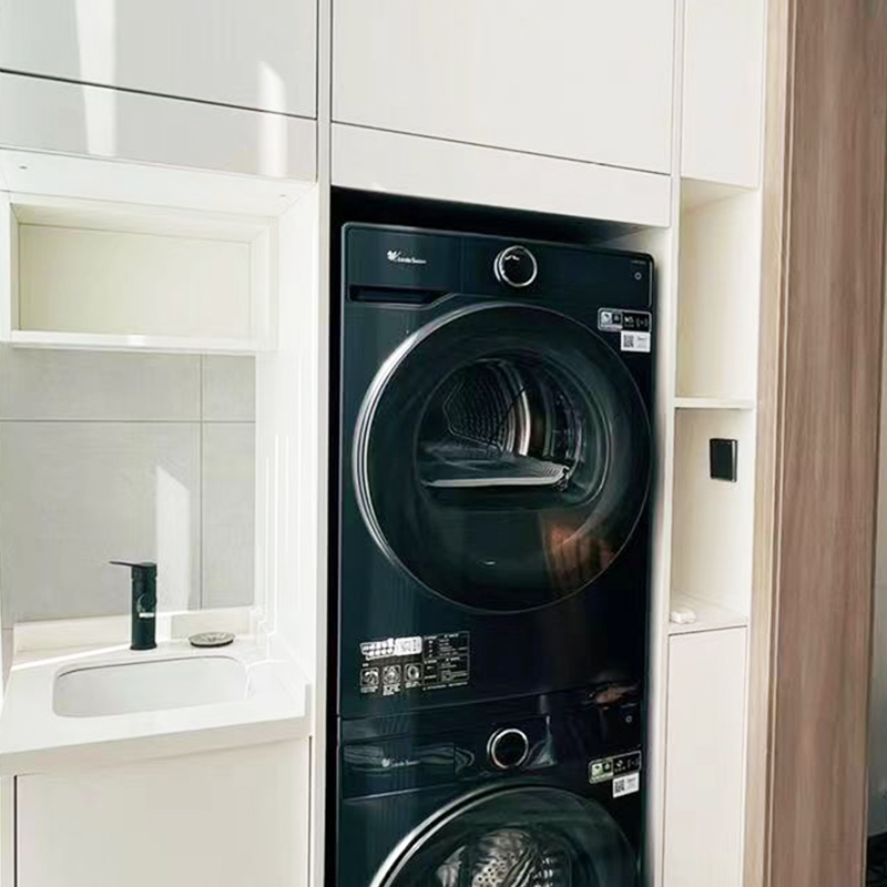 洗衣机抽拉衣架阳台上方隐藏式伸缩隐形晾衣架裤架内置收纳滑轨